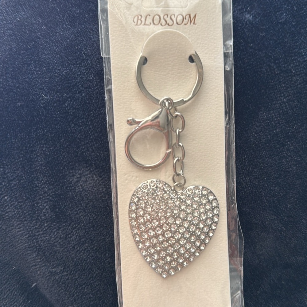 Silver Heart Key Holder